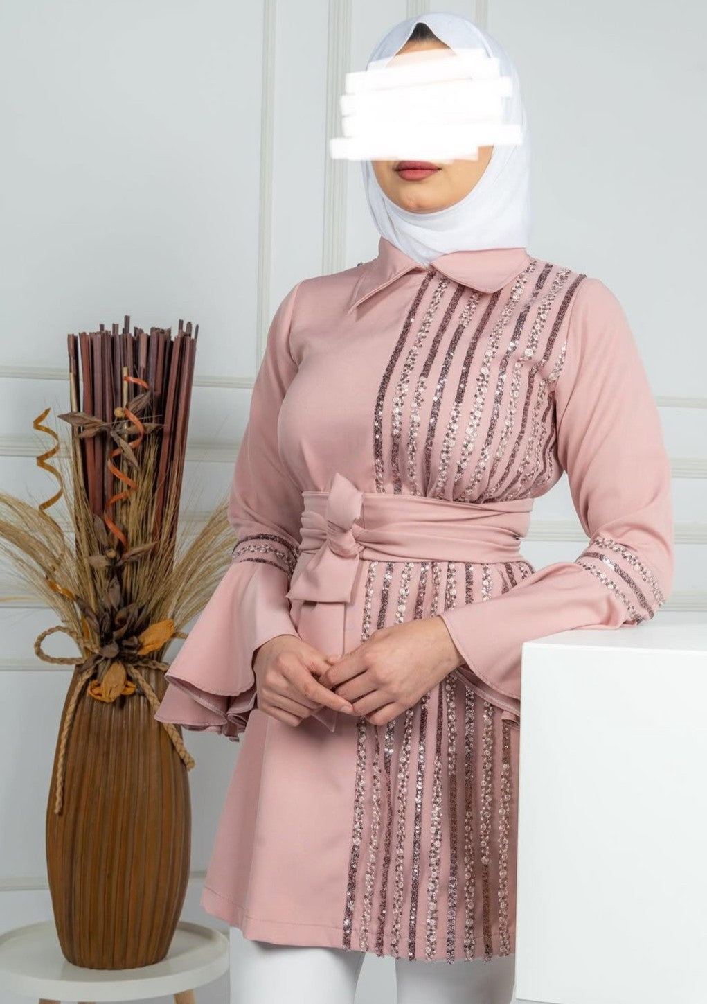 Elegant Pink Blouse – Stylish & Comfortable